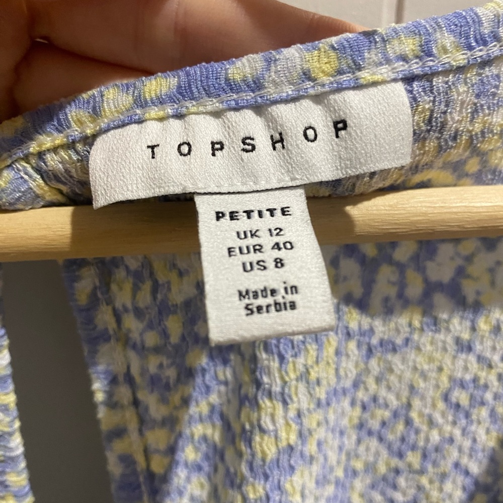 Top shop mini flowery dress - Picture 3 of 3